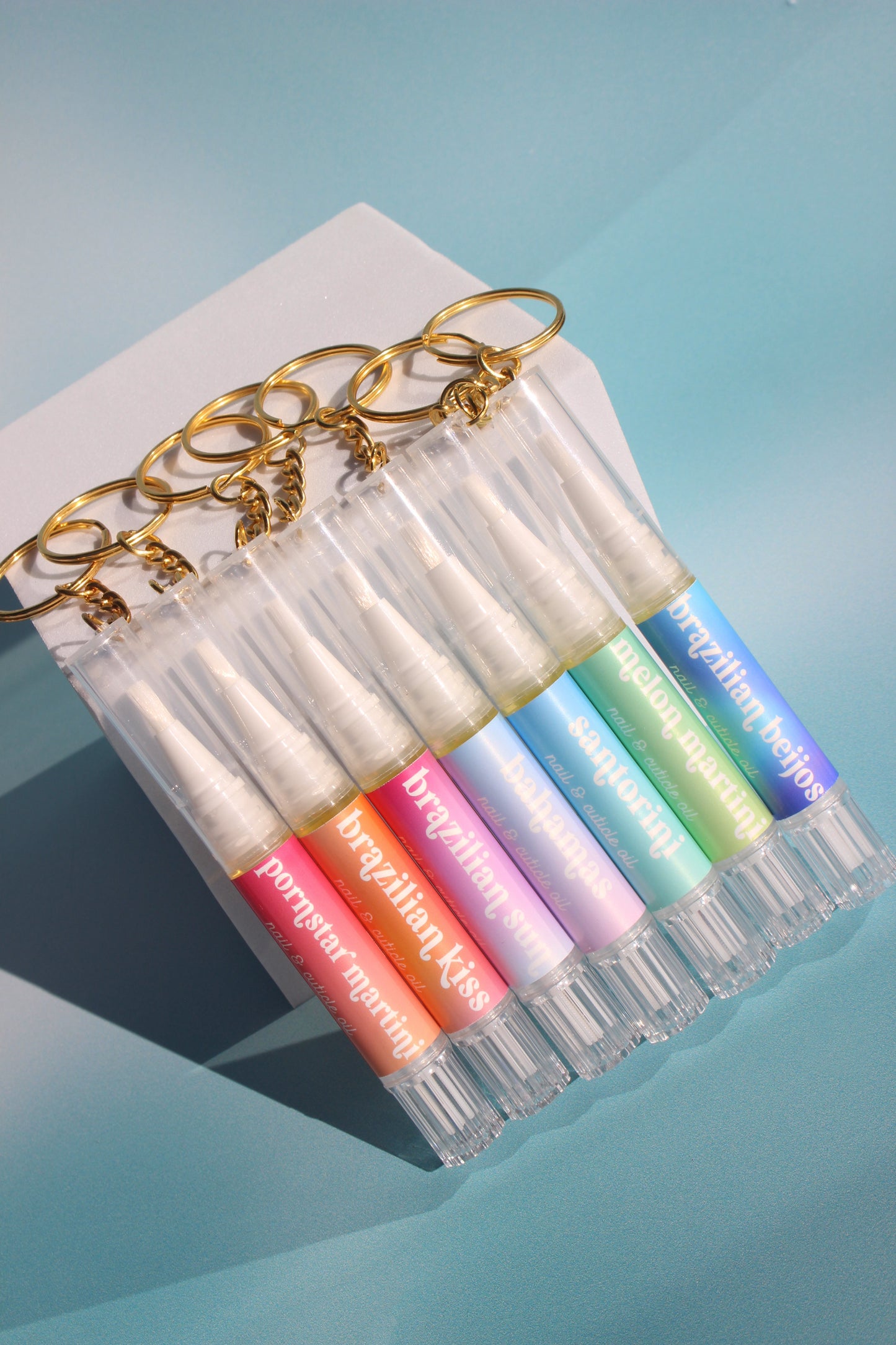 SUMMER SCENTS - CUTICLE OIL PENS & KEYRINGS