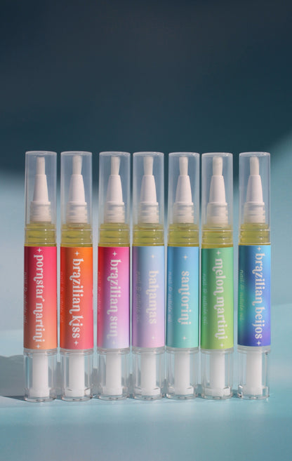 SUMMER SCENTS - CUTICLE OIL PENS & KEYRINGS